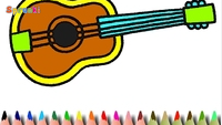 BTS Music Instrument Coloring Book cover art