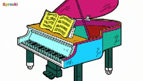 BTS Piano Coloring Book cover art