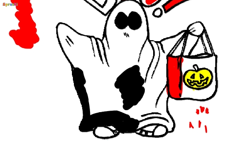 Halloween Coloring Book cover art