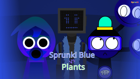 Plants vs Sprunki Blue cover art