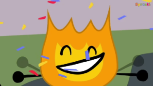 Sprunked x BFDI cover art