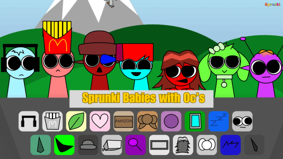 Sprunki Babies With OC's cover art