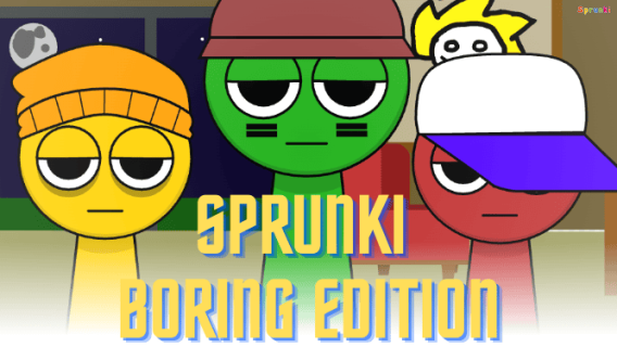 Sprunki Boring Edition cover art