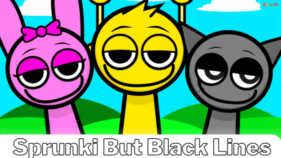 Sprunki But Black Lines cover art