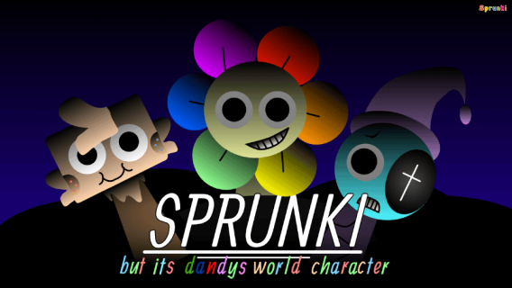 Sprunki But Dandys World Characters cover art