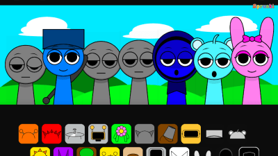 Sprunki but i replace lime with bluebird cover art