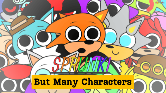 Sprunki But Many Characters cover art