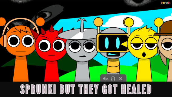 Sprunki But They Got Healed cover art