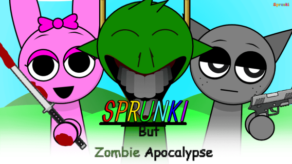 Sprunki But Zombie Apocalypse cover art