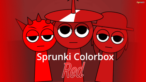 Sprunki Colorbox Red cover art