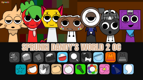 Sprunki Dandy's World 2.0 cover art