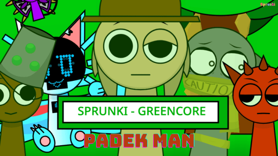 Sprunki Greencore: Padek Man  cover art