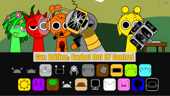 Sprunki Gun Edition- Funbot out of Control cover art