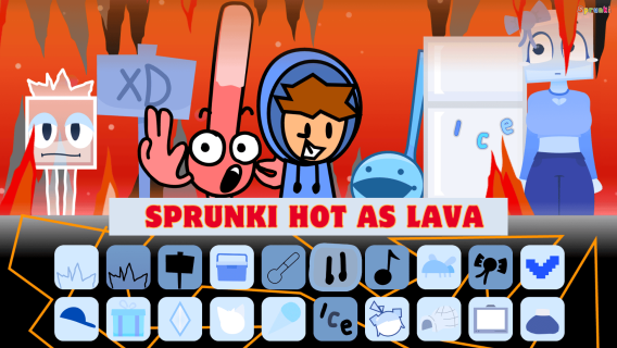 Sprunki Hot As Lava cover art