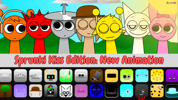 Sprunki Kiss Edition: New Animation cover art