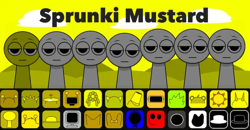 Sprunki Mustard V2 cover art