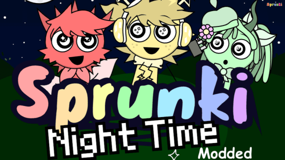 Sprunki Night Time Modded cover art