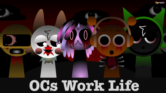 Sprunki Ocs Life Work cover art