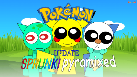 Sprunki Pokemon But Pyramixed cover art