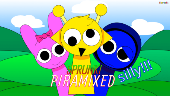 Sprunki Pyramix Silly Edition cover art