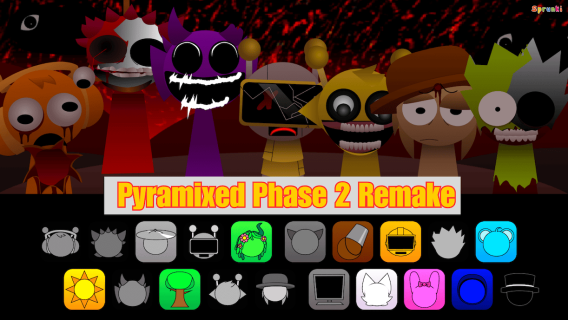 Sprunki Pyramixed Phase 2 Remake cover art