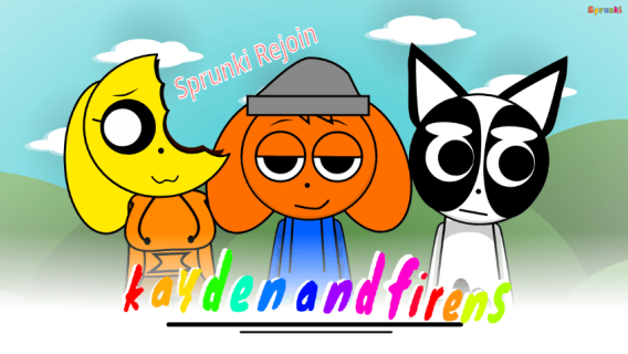 Sprunki Rejoin kayden & firends cover art