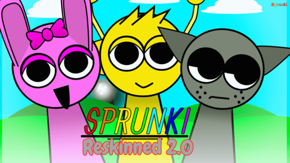Sprunki Reskinned 2 cover art