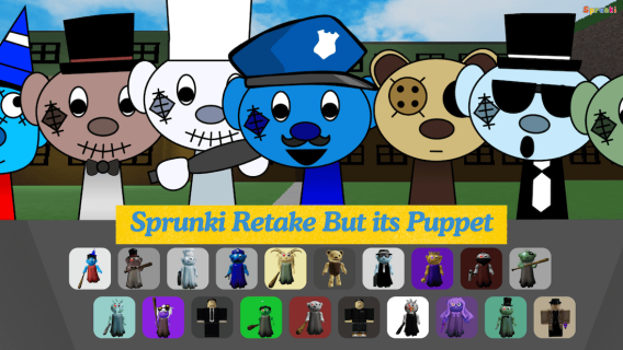 Sprunki Retake But its Puppet cover art