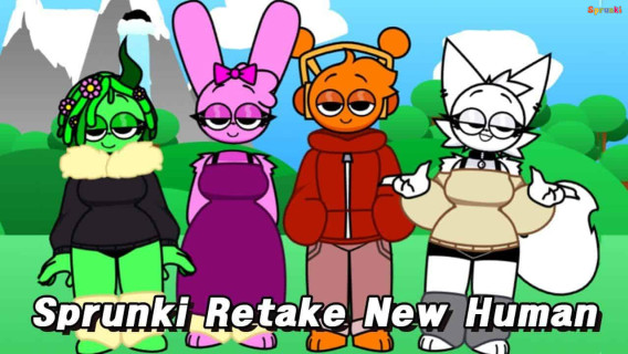 Sprunki Retake Human New cover art