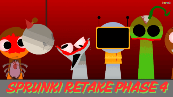 Sprunki Retake Phase 4 cover art