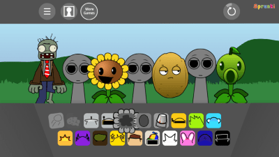 Sprunki Retake PvZ Edition cover art