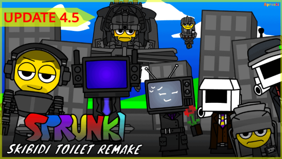 Sprunki Skibidi Toilet Remake 4.5 cover art