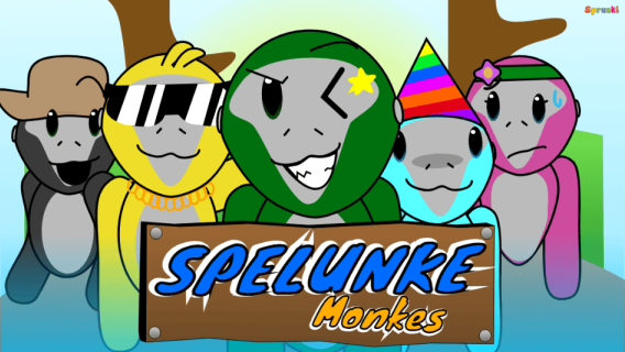 Sprunki Spelunke Monkes cover art