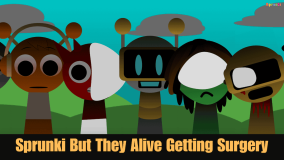 Sprunki They Are Alive Getting Surgery cover art