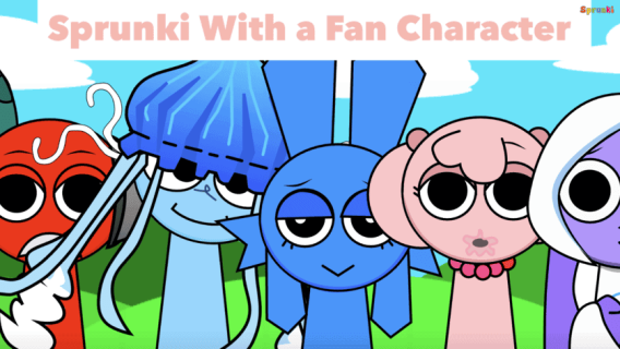 Sprunki With Fan Character cover art