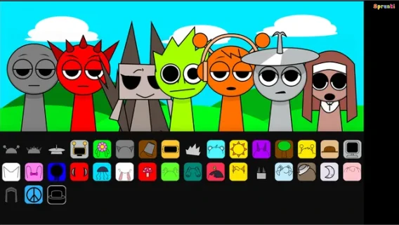 Sprunki With Fan Character cover art